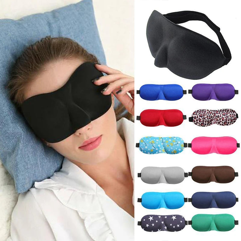 3D Sleep Mask – Full Blackout Without Pressure on Your Eyes