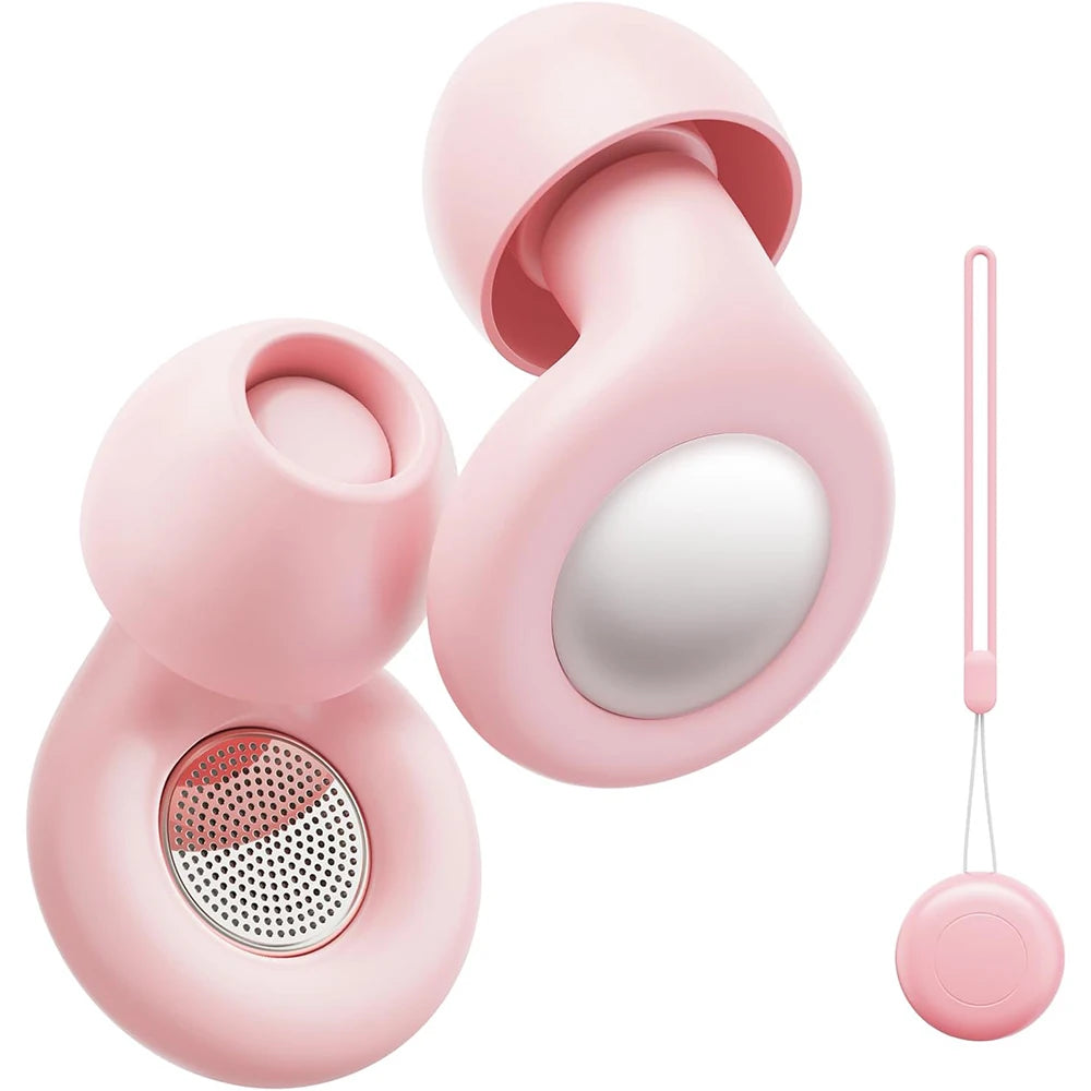 Soft Silicone Sleep Earplugs – 25 dB, 8 Sets of Ear Tips