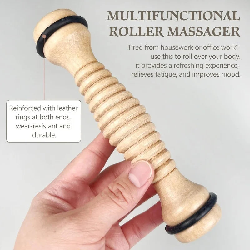 Wooden Foot Roller – Simple Massage, No Electronics