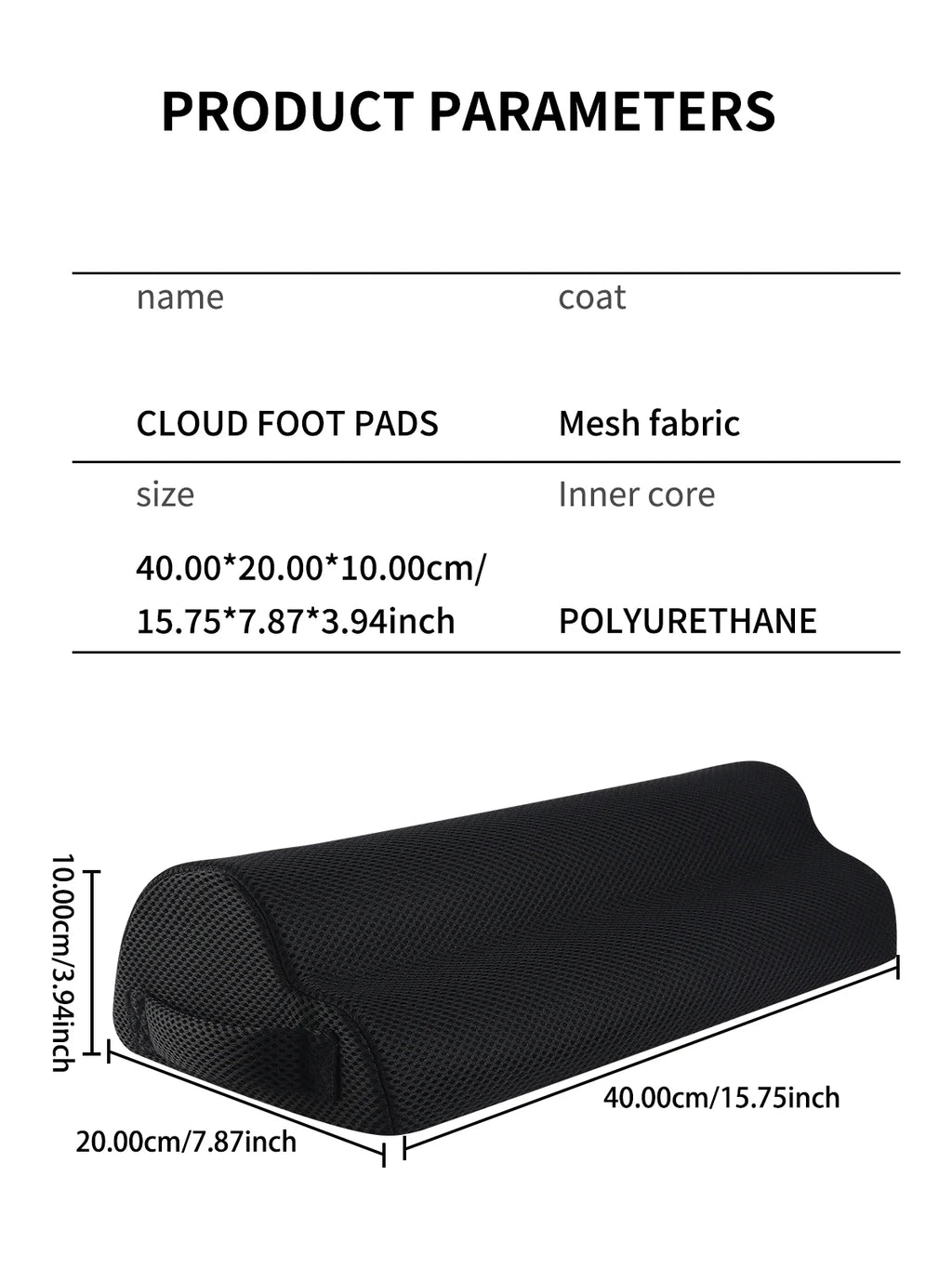 Memory Foam Footrest – Leg Elevation for Swollen Ankles