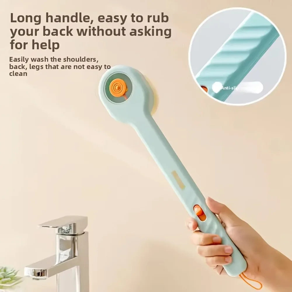 Long Handled Back Brush – Wash Without Twisting