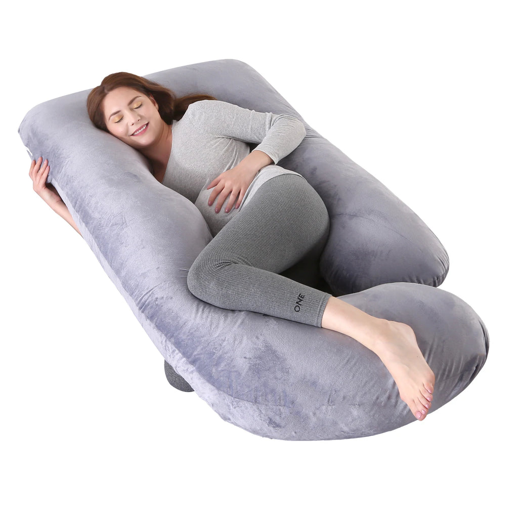 Full-Body Pregnancy Pillow – Bump, Back and Knee Support