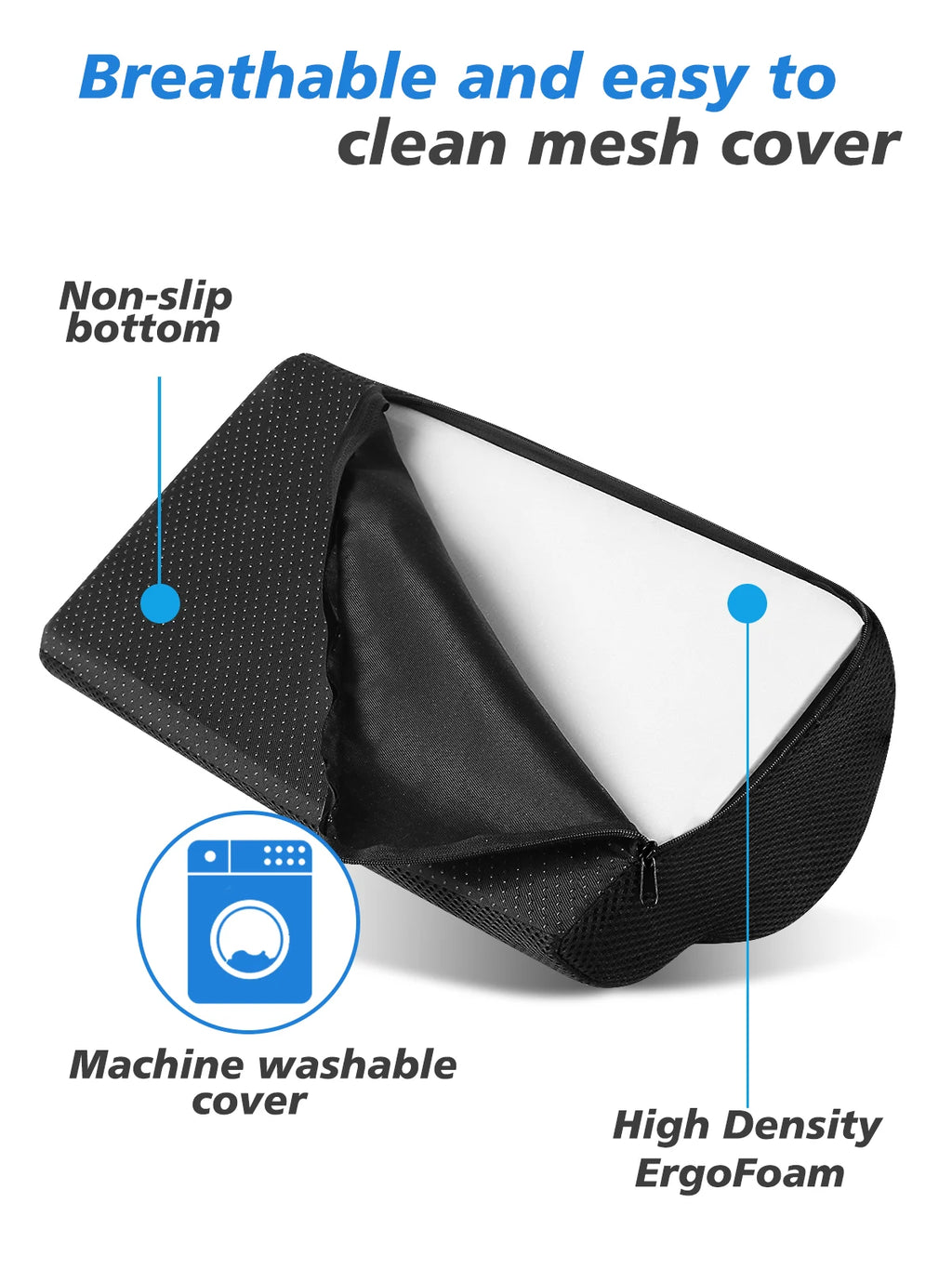 Memory Foam Footrest – Leg Elevation for Swollen Ankles