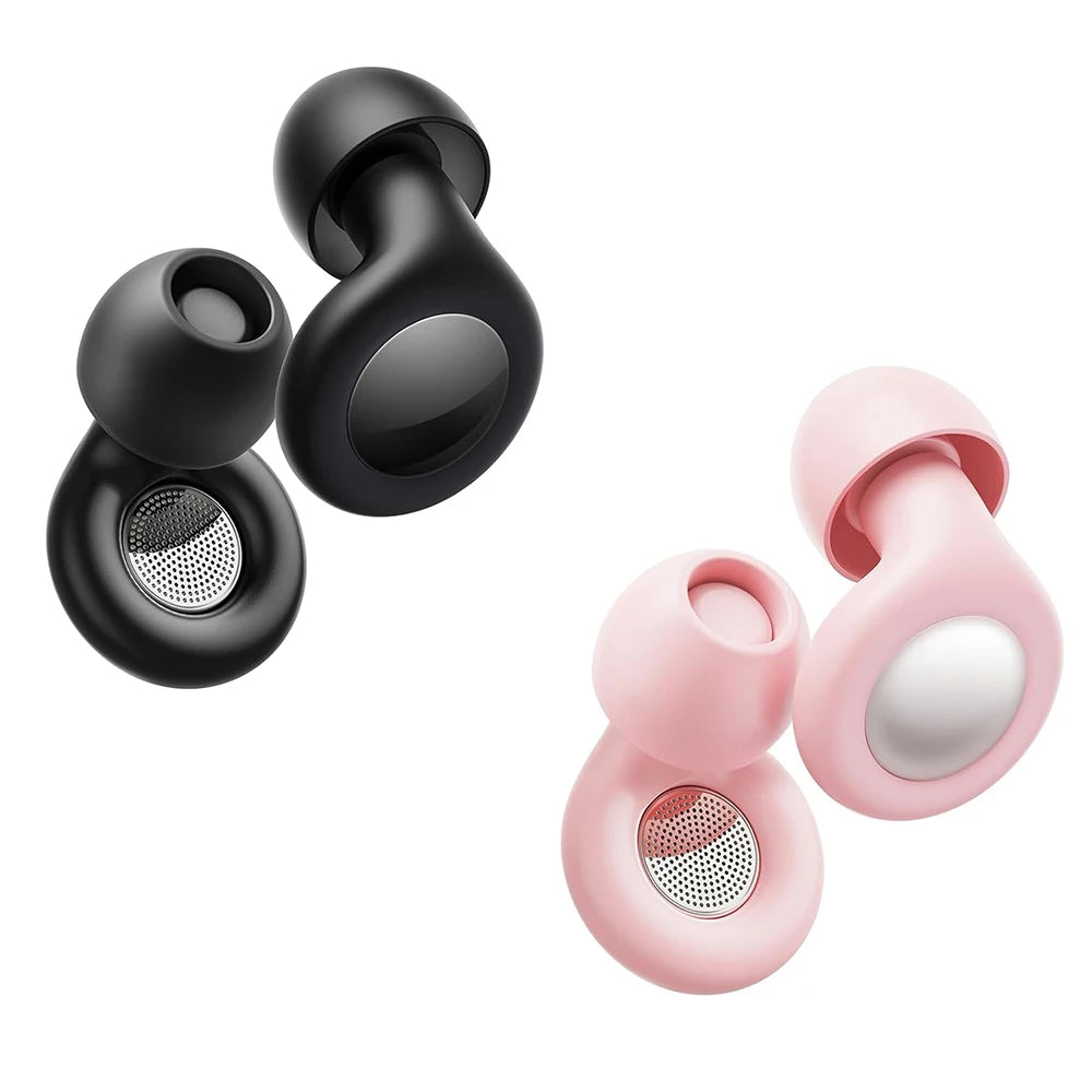 Soft Silicone Sleep Earplugs – 25 dB, 8 Sets of Ear Tips