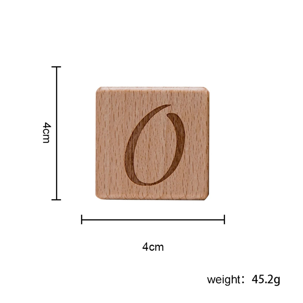 Wooden Milestone Blocks – Set of 3 for Baby Photos
