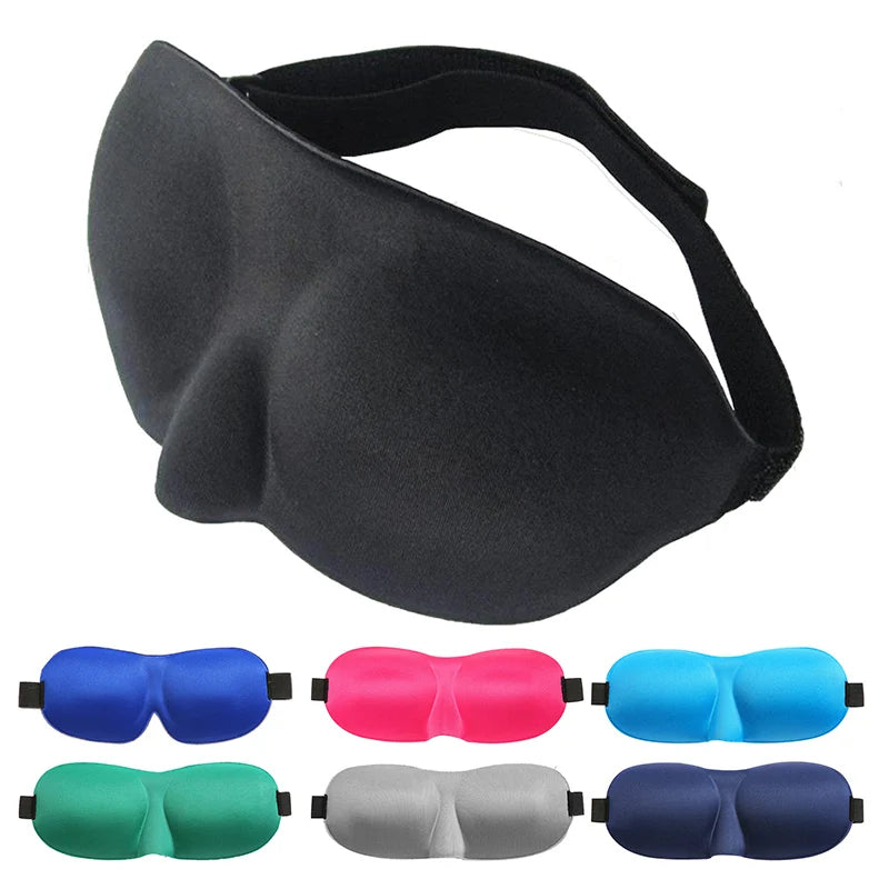 3D Sleep Mask – Full Blackout Without Pressure on Your Eyes